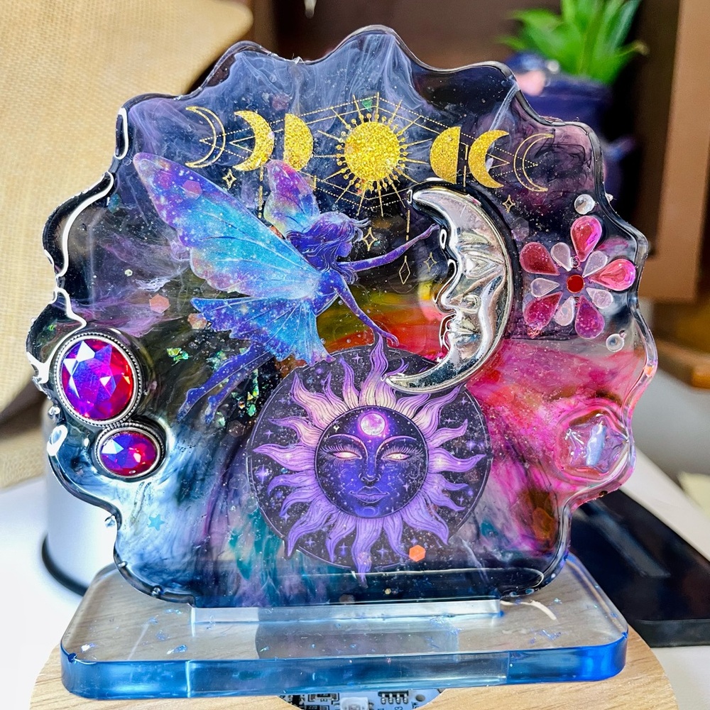 Galactic Fairy Resin Decor handmade by sully